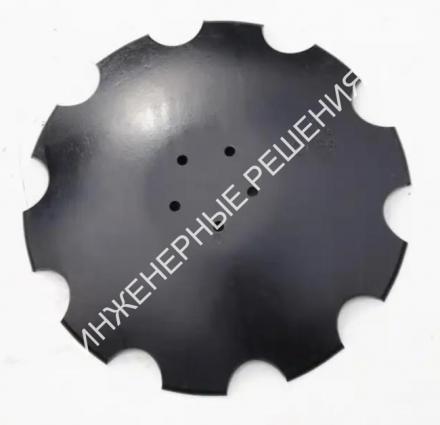 ДИСКОВЫЙ НОЖ 20 ДЮЙМОВ/520X6 ММ, 5 ОТВЕРСТИЙ, ПОДХОДИТ ДЛЯ HORSCH OEM: 28071305