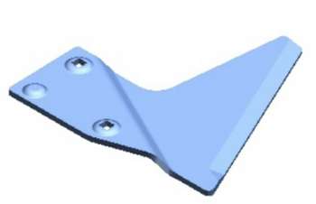 Нож полевой доски 3492890/91 Lemken